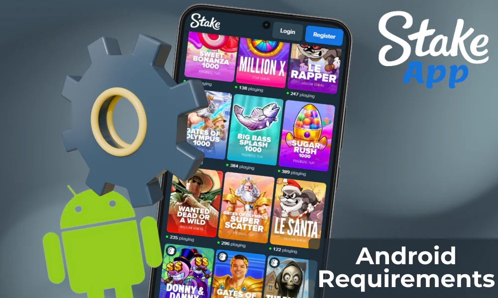 Key features of the Stake app for Android phones